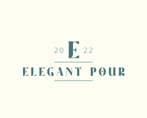 Elegant Startup Serif logo design