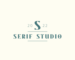 Elegant Startup Serif logo design