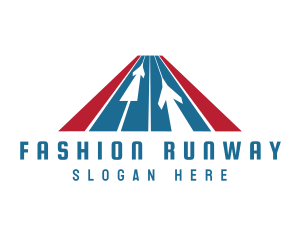 Runway - Aviation Airline Triangle logo design