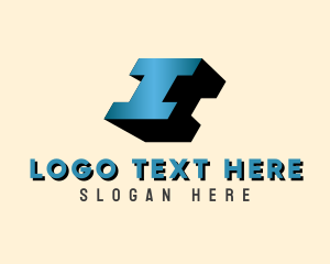 Company - Professional Tech Company Letter I logo design