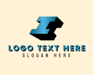 Professional Tech Company Letter I Logo