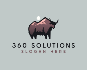 Mountain Yak Wildlife logo design