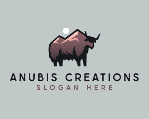 Mountain Yak Wildlife logo design