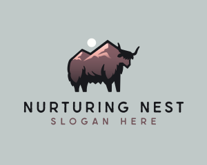 Mountain Yak Wildlife logo design