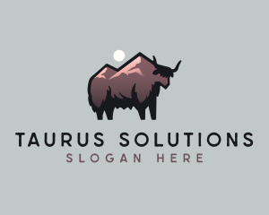 Mountain Yak Wildlife logo design