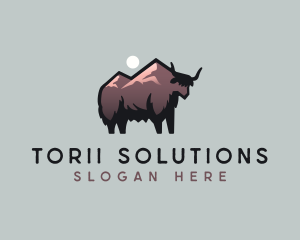 Mountain Yak Wildlife logo design