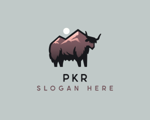 Mountain Yak Wildlife logo design