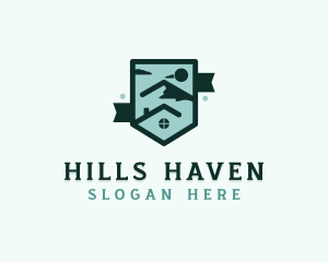 Travel Mountain Accommodation logo design