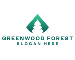 Pine Tree Forest logo design