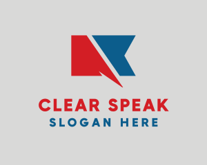 Speech - Sports Talk Chat logo design