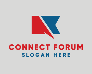 Forum - Sports Talk Chat logo design