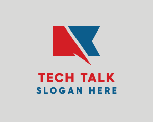 Sports Talk Chat logo design