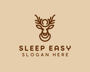 Brown Horn Deer logo design