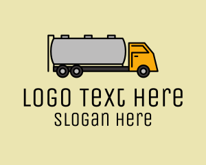 Oil Tanker Truck Logo