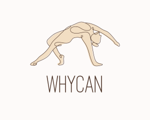 Yoga Exercise Wellness Logo