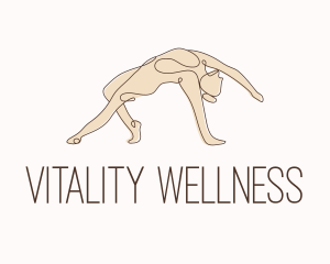 Yoga Exercise Wellness logo design