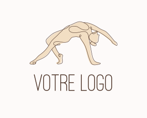 Aerobic - Yoga Exercise Wellness logo design