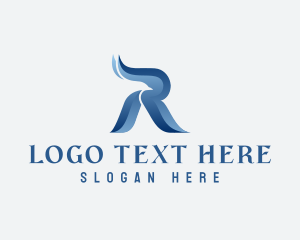 League - Eagle Hawk Letter R logo design