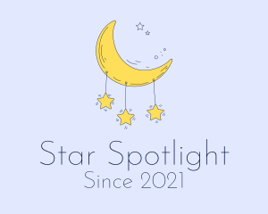 Baby Stars Moon  logo design