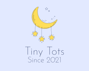 Baby - Baby Stars Moon logo design