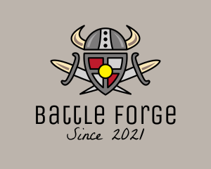 Medieval Battle Armor  logo design