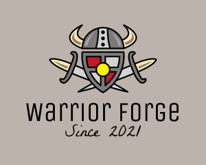 Medieval Battle Armor  logo design