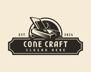 Carpentry Hand Planer logo design