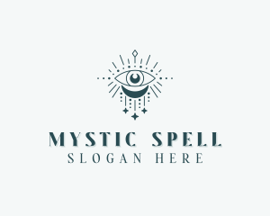 Spell - Moon Eye Holistic logo design