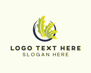 Agriculture - Vegan Leaf Organic logo design