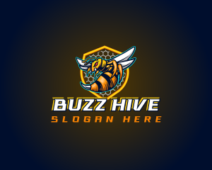 Hornet Gaming Shield logo design