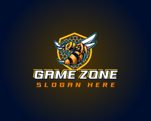 Hornet Gaming Shield logo design