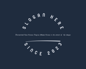 Hipster - Business Script Firm logo design