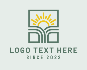 Landscaping - Sunrise Organic Farming logo design