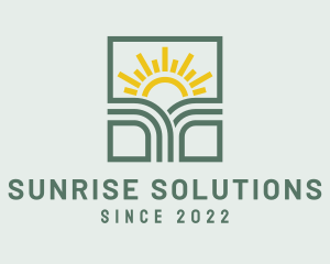 Sunrise Organic Farming  logo design