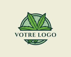 Marijuana Cannabis Plant Logo