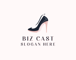 High Heels - Elegant Stilettos Shoes logo design