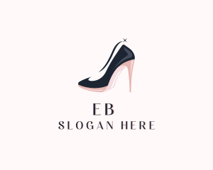 Feminine - Elegant Stilettos Shoes logo design
