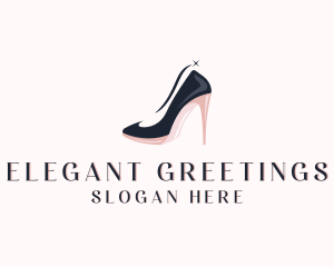 Elegant Stilettos Shoes logo design