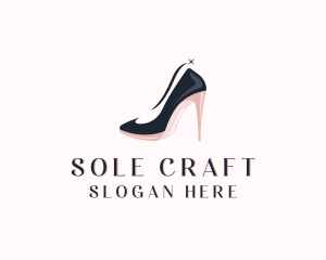 Elegant Stilettos Shoes logo design