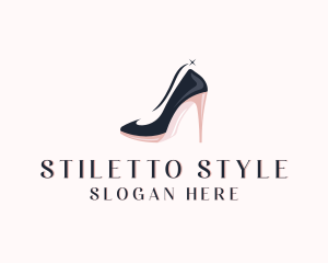 Elegant Stilettos Shoes logo design