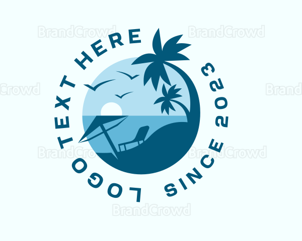 Summer Beach Resort Logo