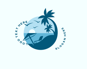 Summer Beach Resort Logo