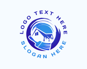 Housing - House Builder Paint logo design