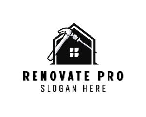 Home Hammer Renovation logo design