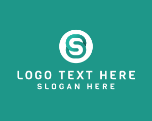 Application - Modern Agency Letter S logo design