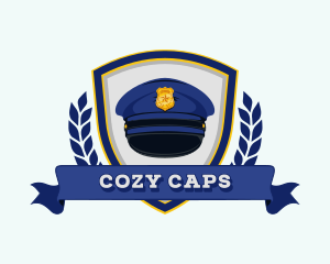 Police Officer Cap  logo design