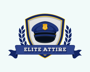 Uniform - Police Cap Academy logo design