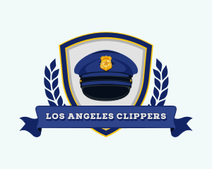 Pilot Cap - Police Cap Academy logo design