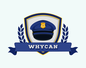 Police Cap - Police Cap Academy logo design