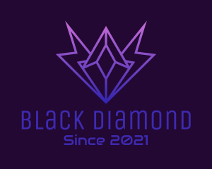 Gaming Diamond Lightning logo design